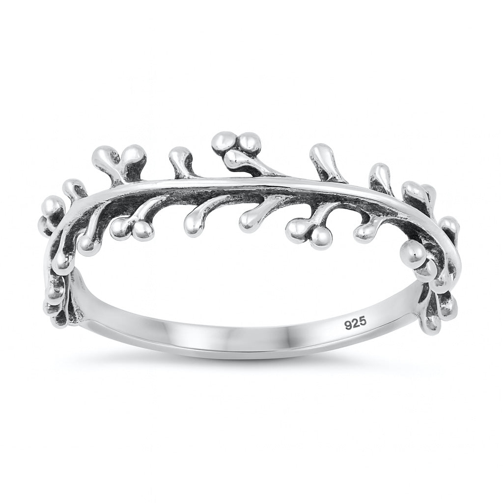 Silver Ring - Branches