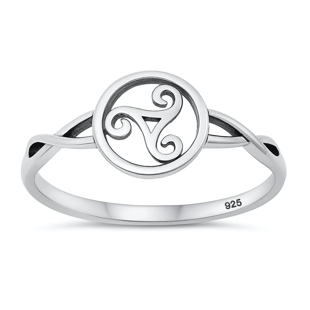 Silver Ring - Celtic Triskele