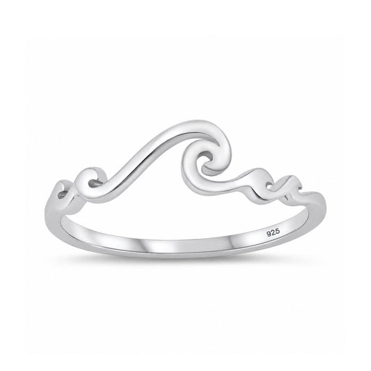 Silver Ring - Waves