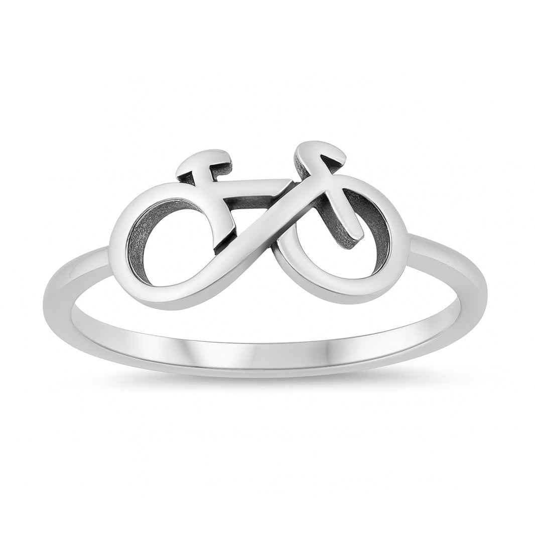 Silver Ring - Bicycle