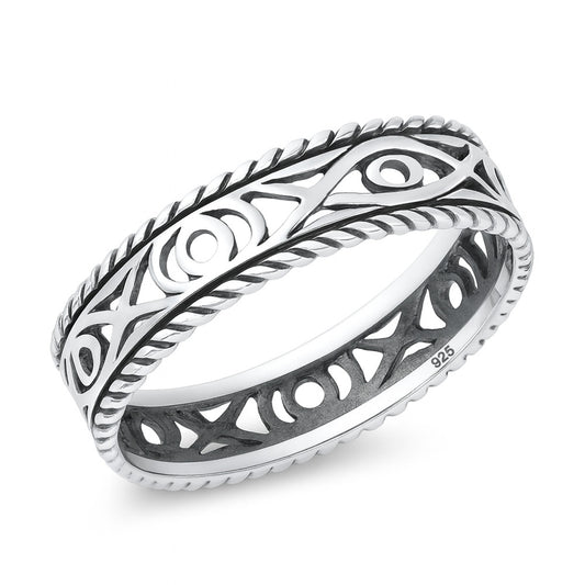 Silver Ring - All Seeing Eyes