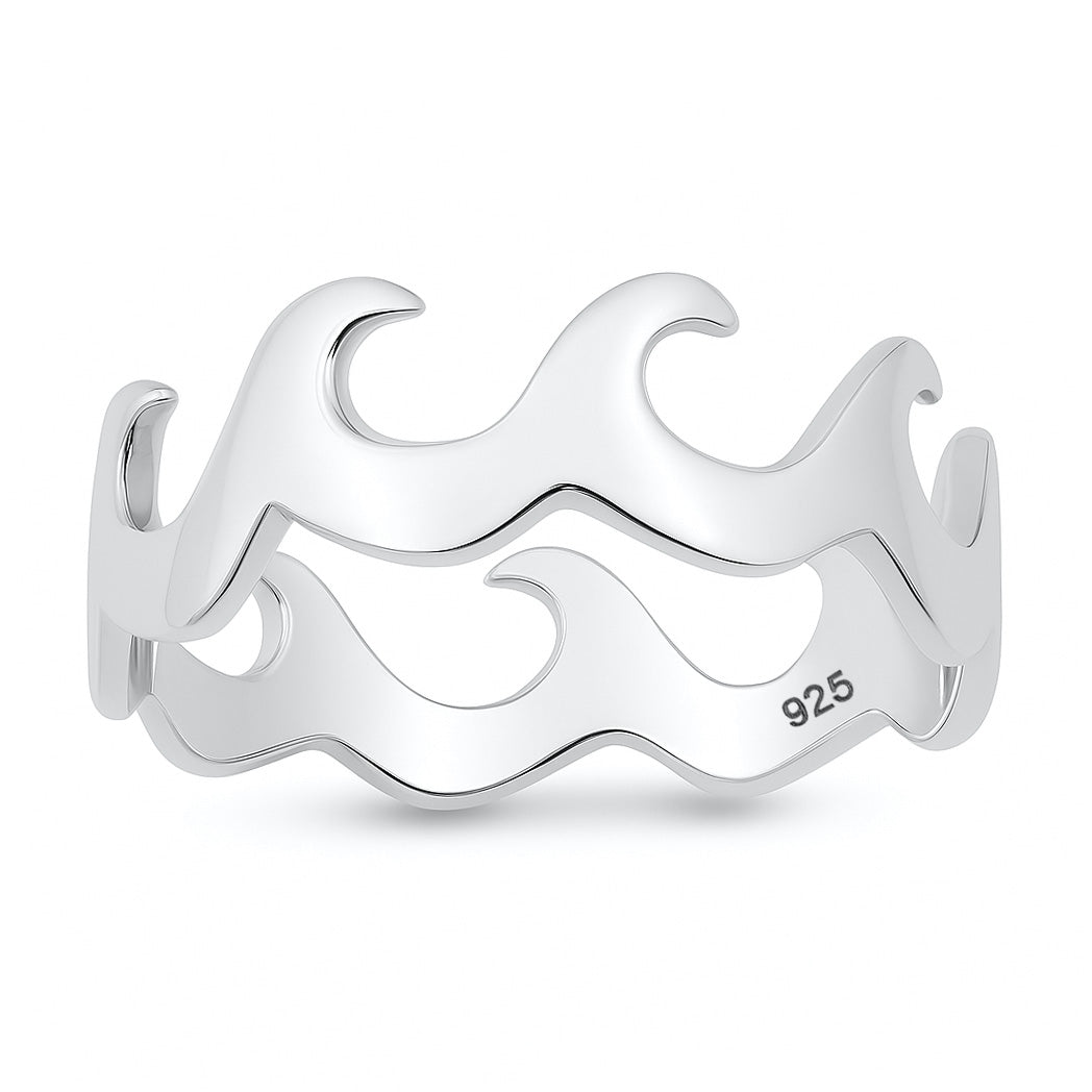 Silver Ring - Waves