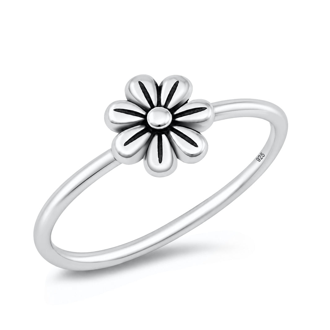 Silver Ring - Flower