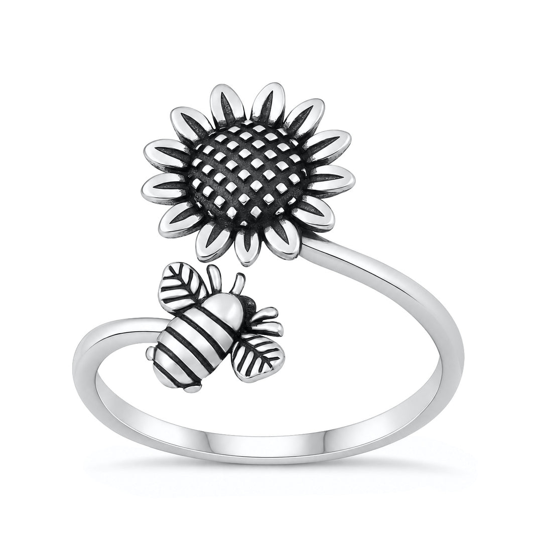 Ring - Sunflower & Bee