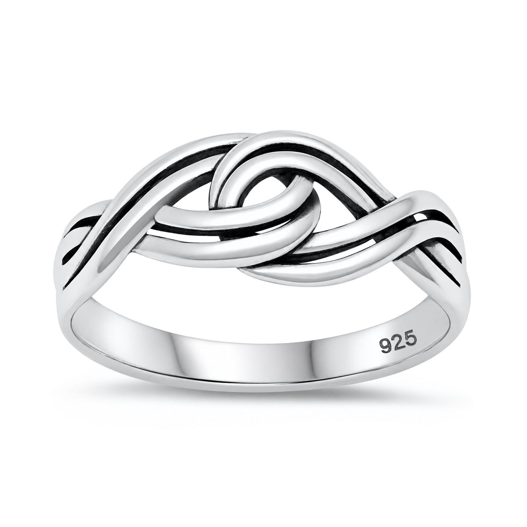 Silver Interwoven Ring