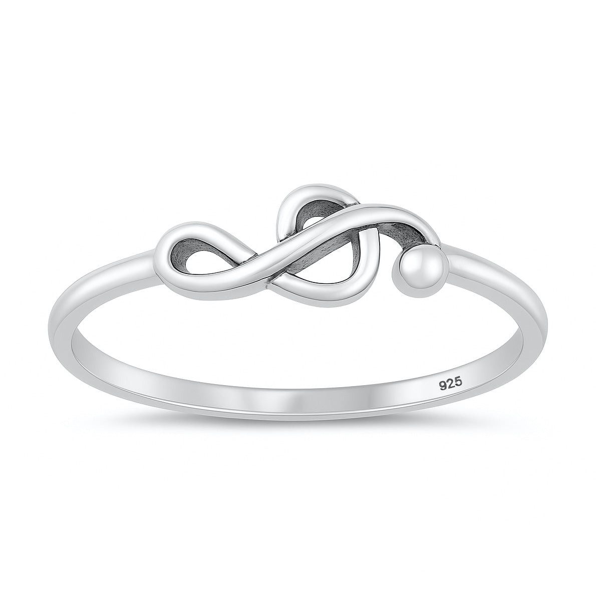 Silver Ring - Treble Clef