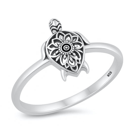 Silver Ring - Turtle