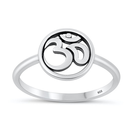 Silver Ring - Om Sign
