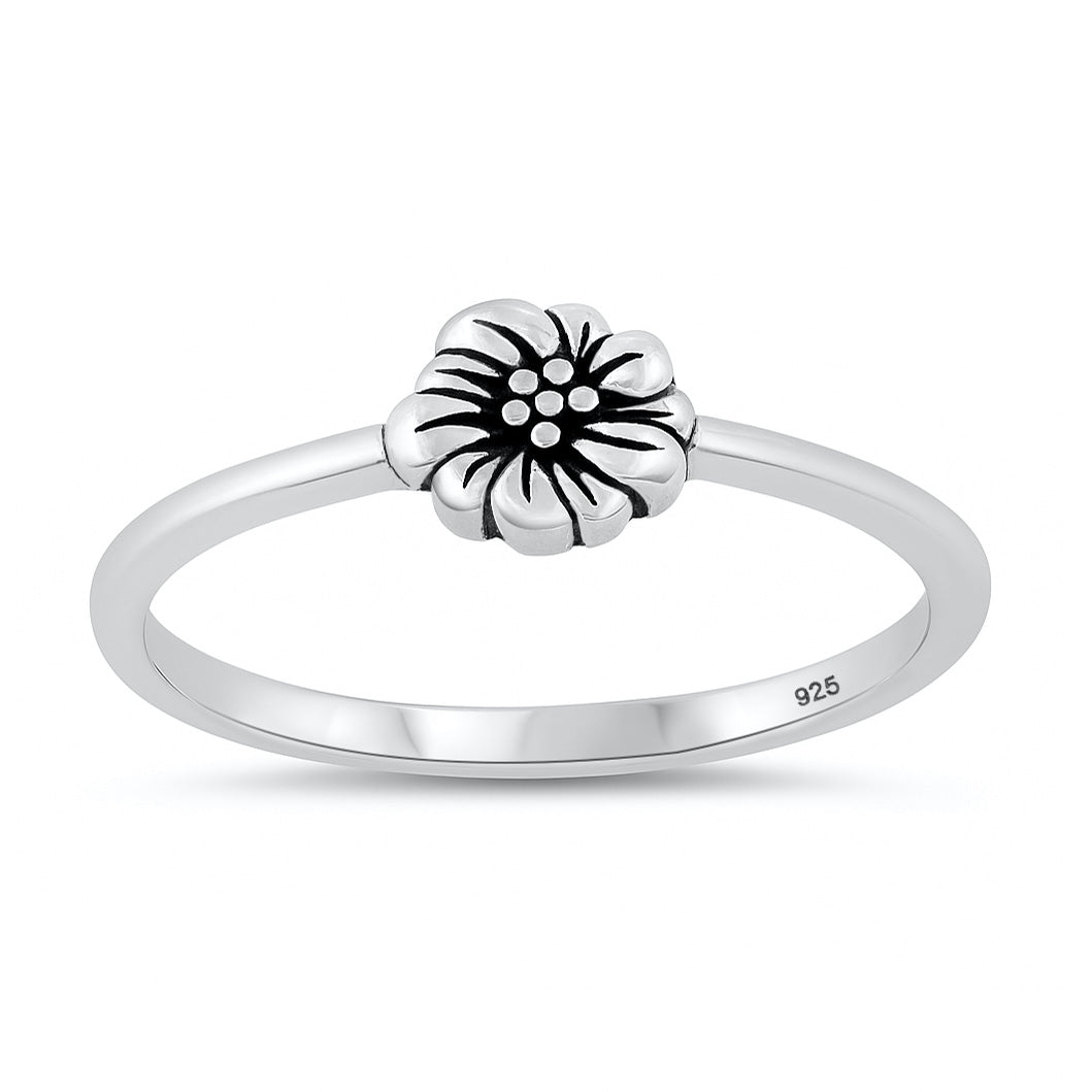 Silver Ring - Flower