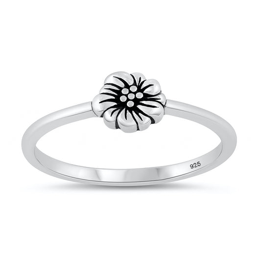 Silver Ring - Flower
