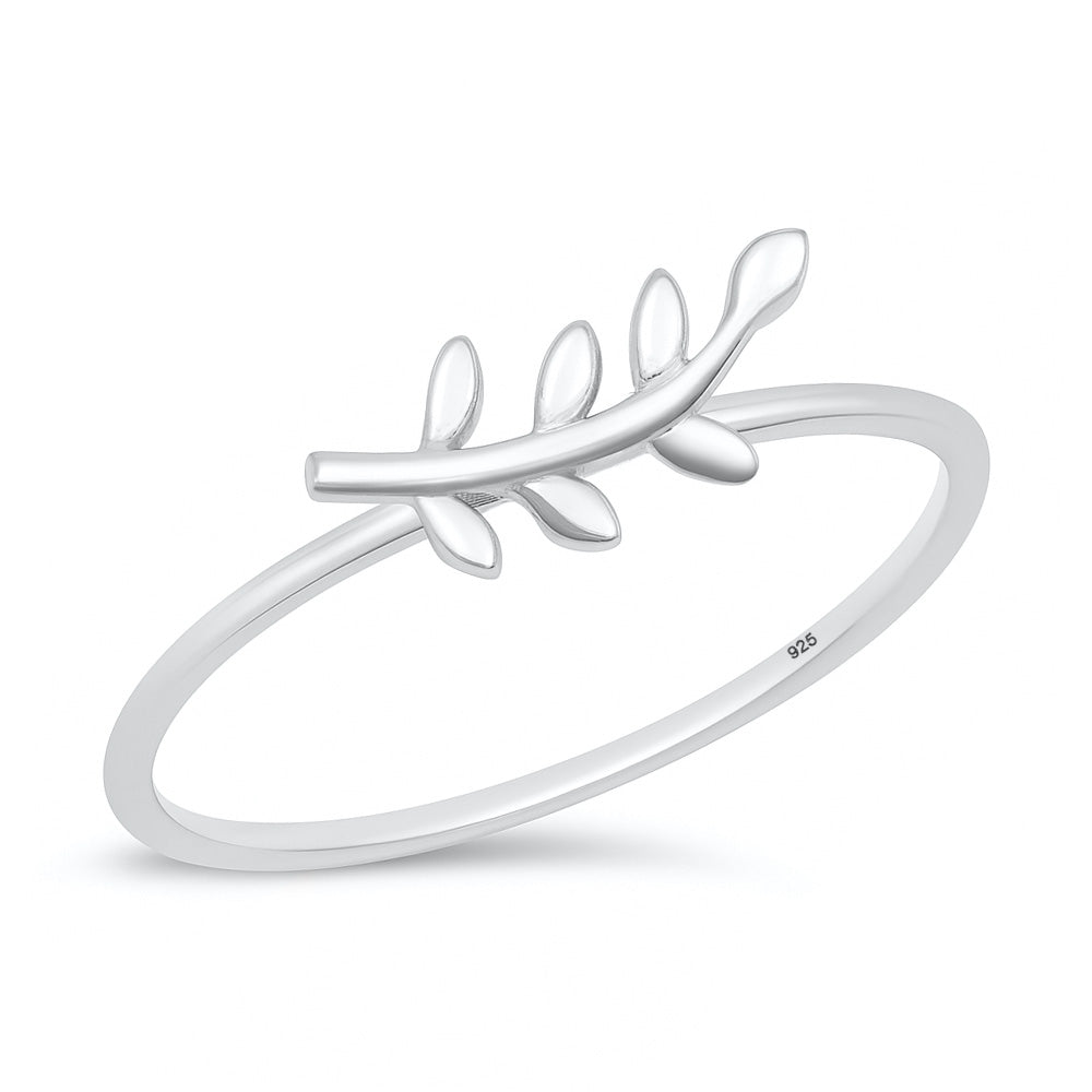 Silver Ring - Little Fern