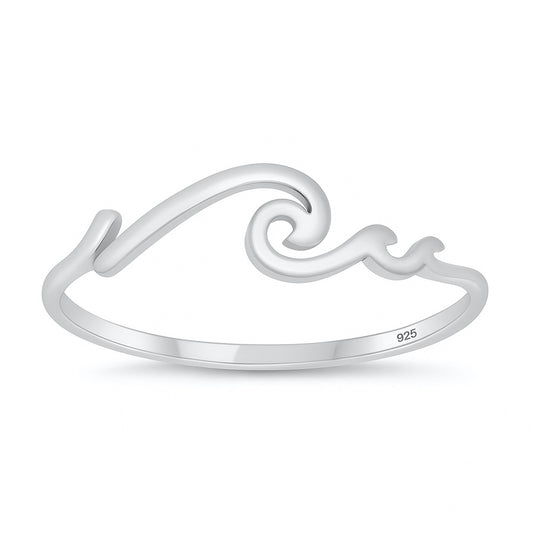Silver Ring - Wave