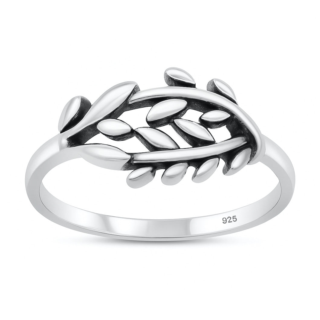 Silver Ring - Leaves
