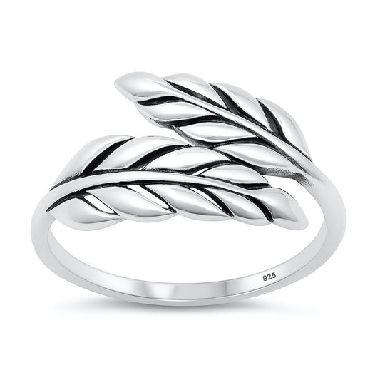 Silver Ring - Leaves