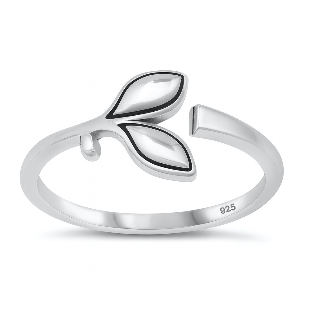 Silver Ring - Leaves