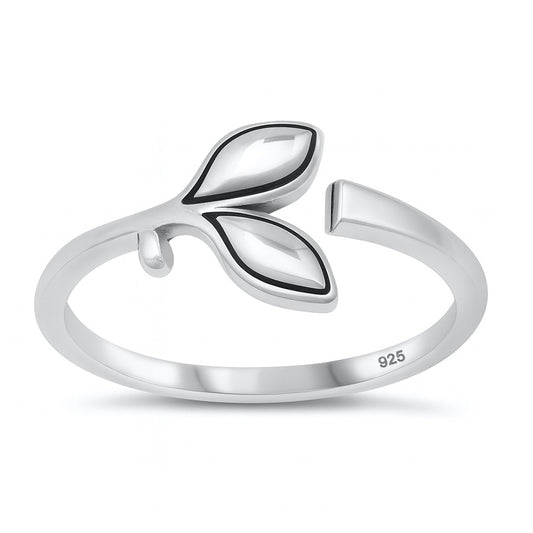 Silver Ring - Leaves