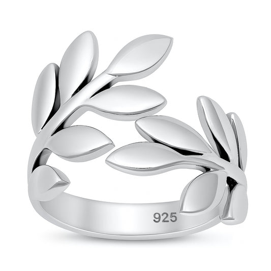 Silver Ring - Leaves