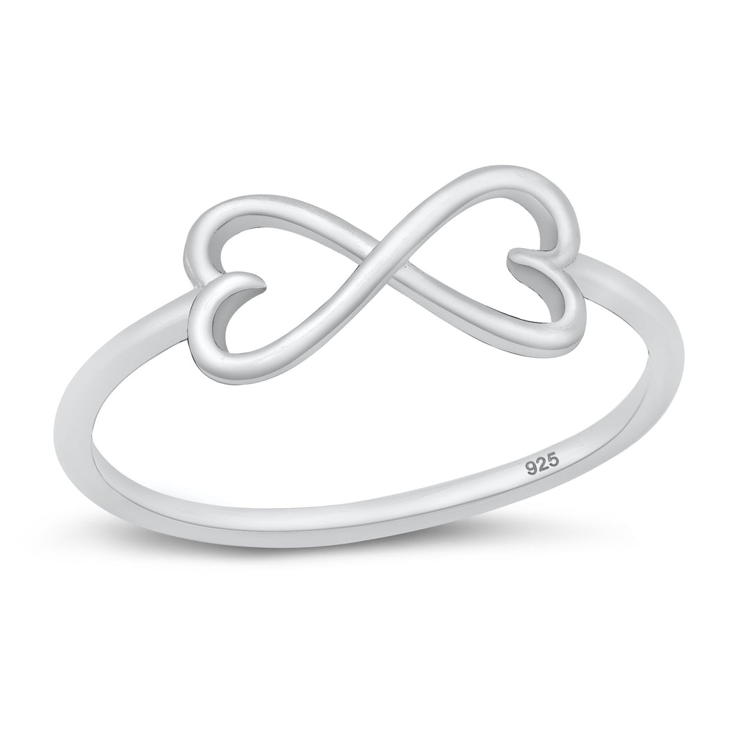 Silver Ring - Heart Infinity