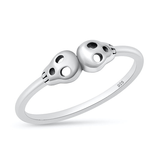 Silver Ring - Skulls