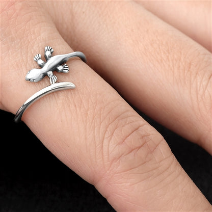 Silver Ring - Lizard