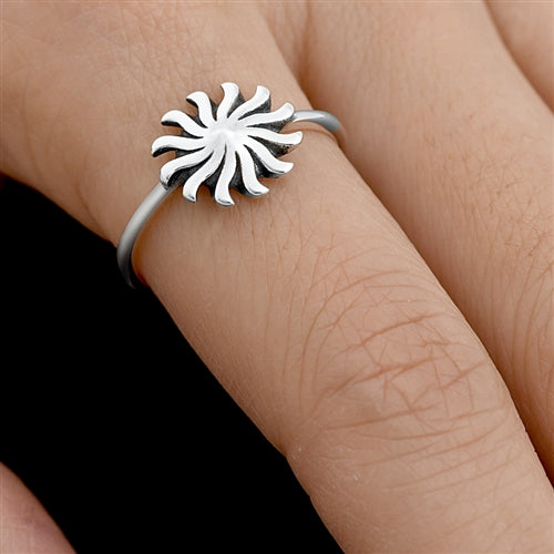 Silver Ring - Sun