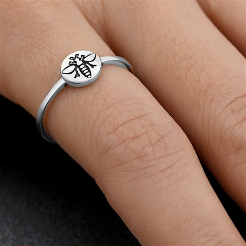 Silver Ring - Bee