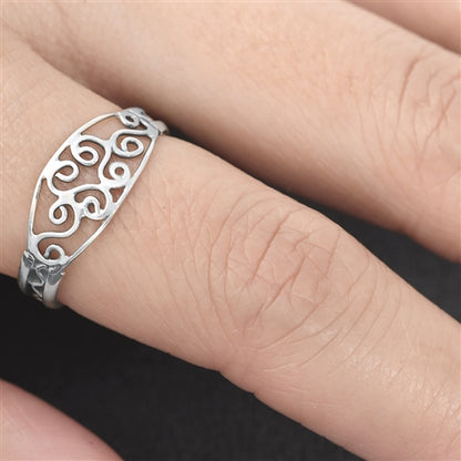 Silver Ring - Bali Filigree