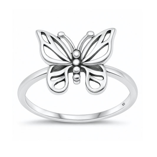 Silver Ring - Butterfly