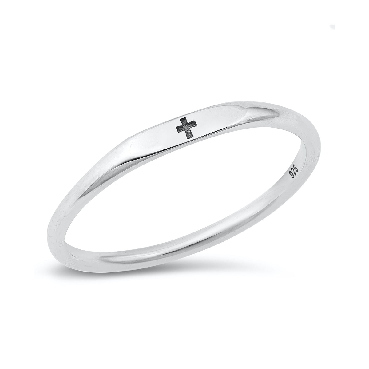 Silver Ring - Cross