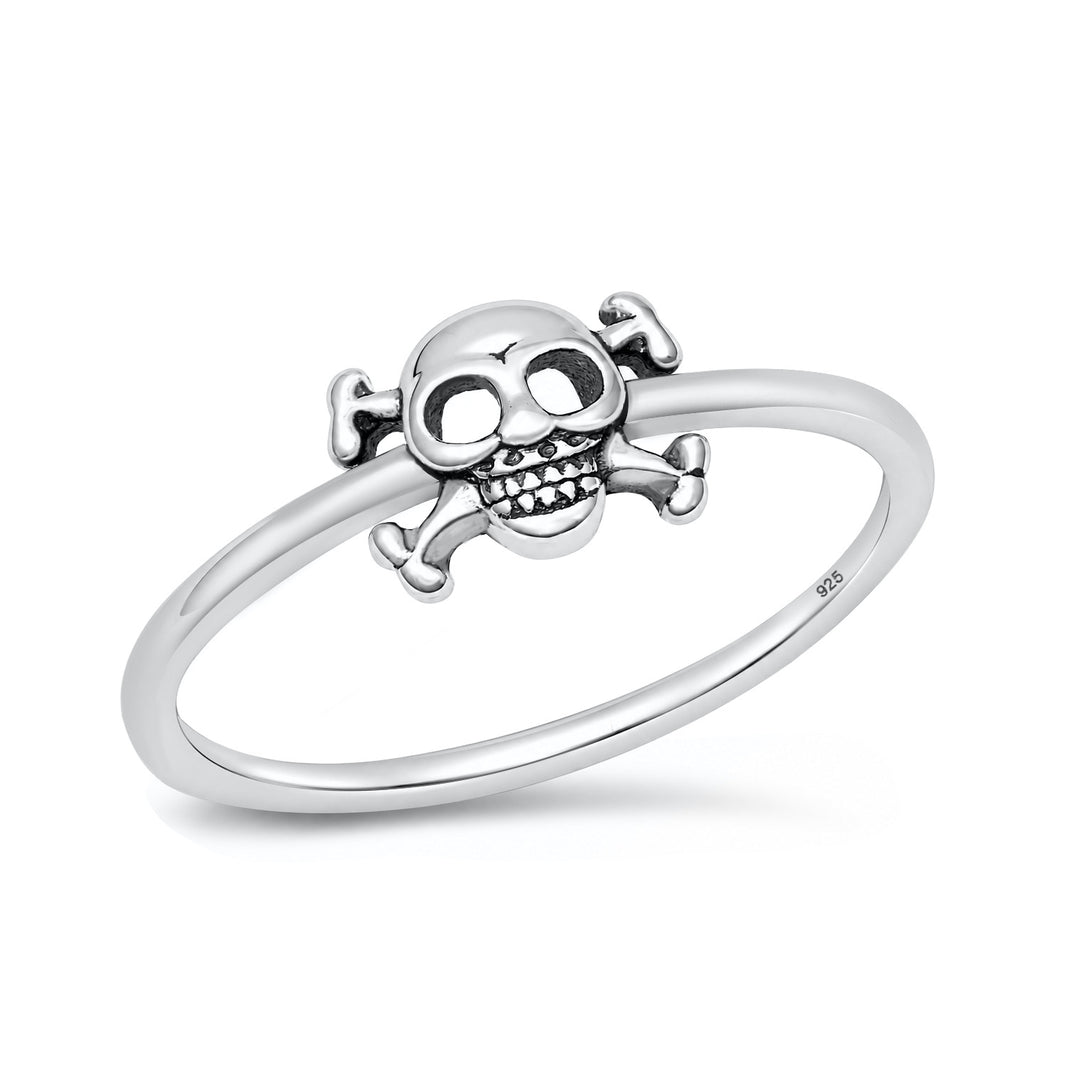 Silver Skull Ring