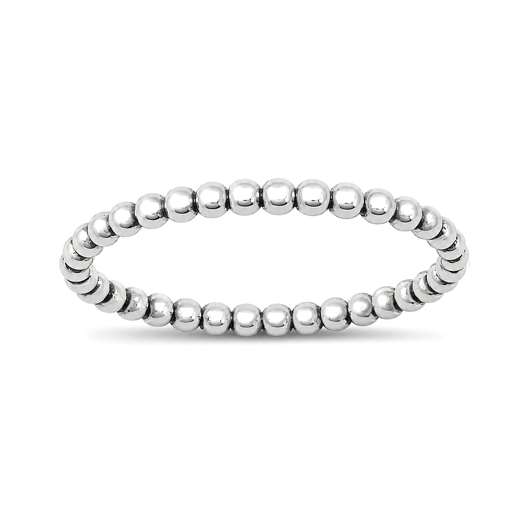 Silver Ring - Dot Band