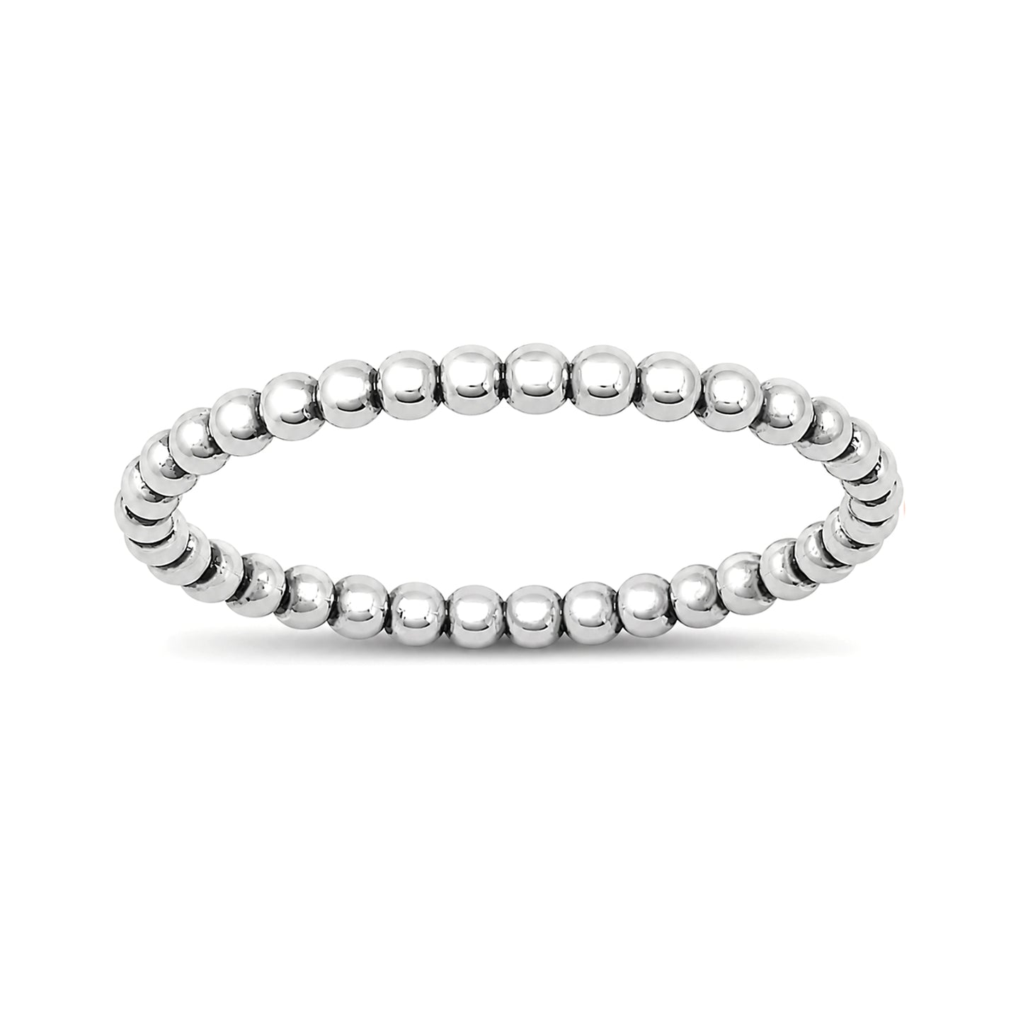 Silver Ring - Dot Band