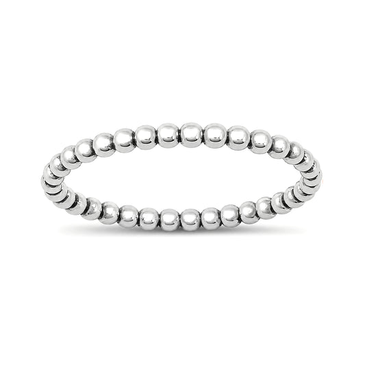 Silver Ring - Dot Band