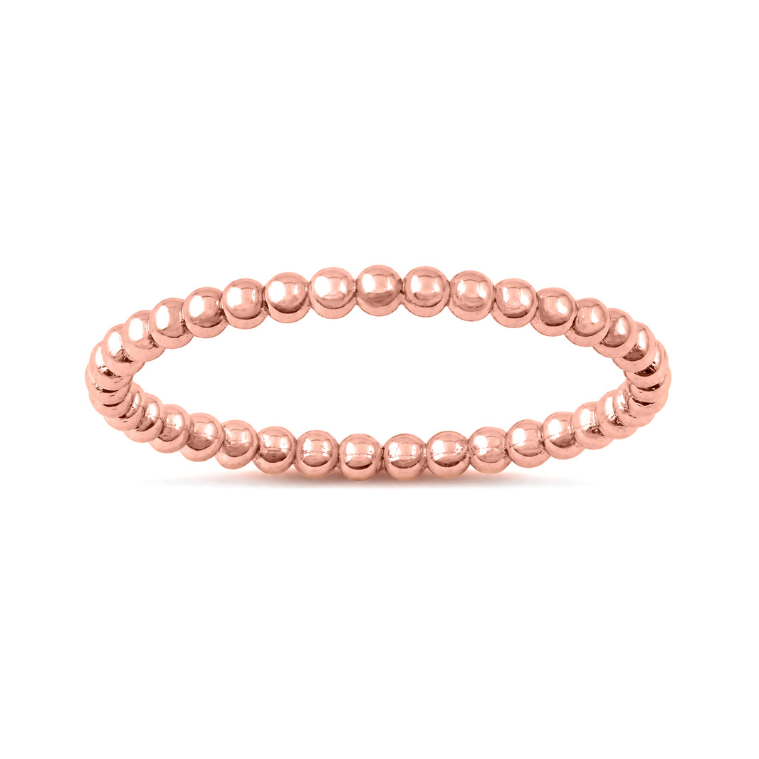 Silver Ring - Dot Band