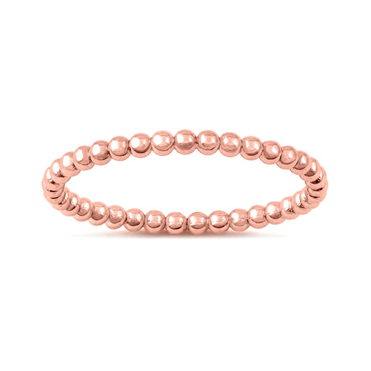 Silver Ring - Dot Band