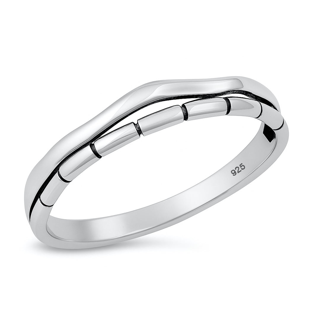 Silver Ring - Double Band