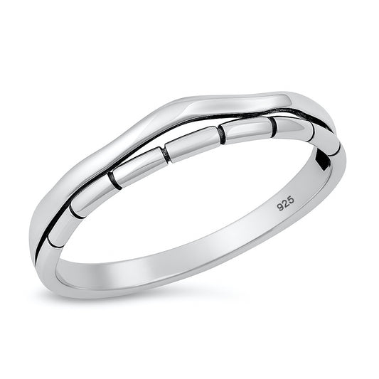Silver Ring - Double Band