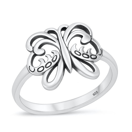 Silver Ring - Butterfly