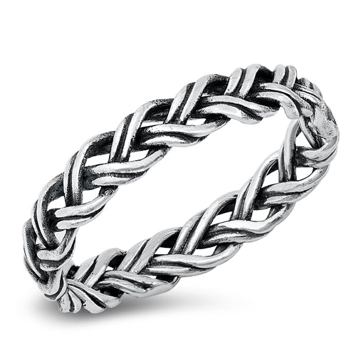 Silver Jewelry - Silver Ring - Braid – Sidney Imports