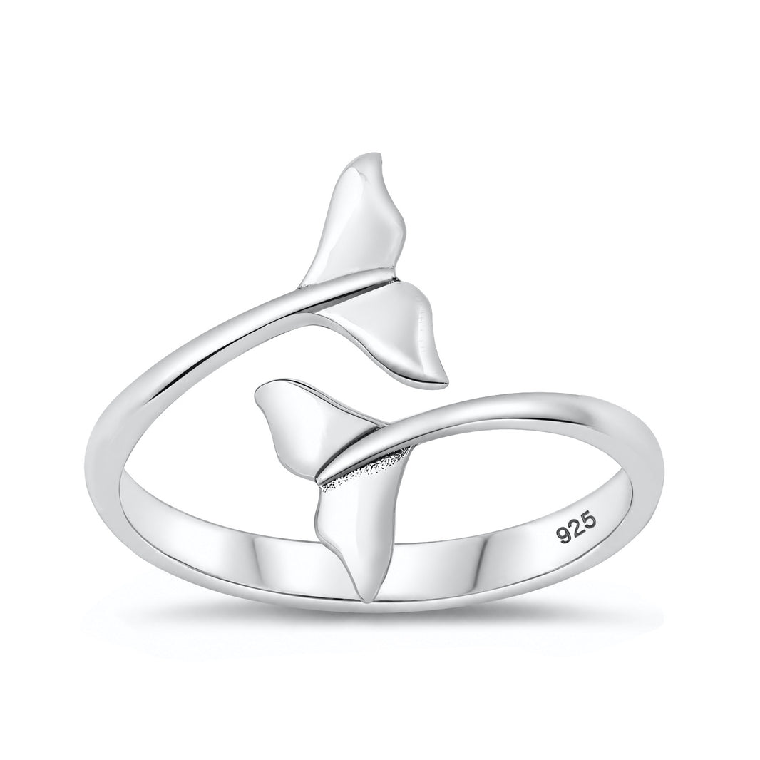 Silver Ring - Whale Tail