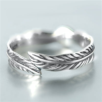 Silver Ring - Feather