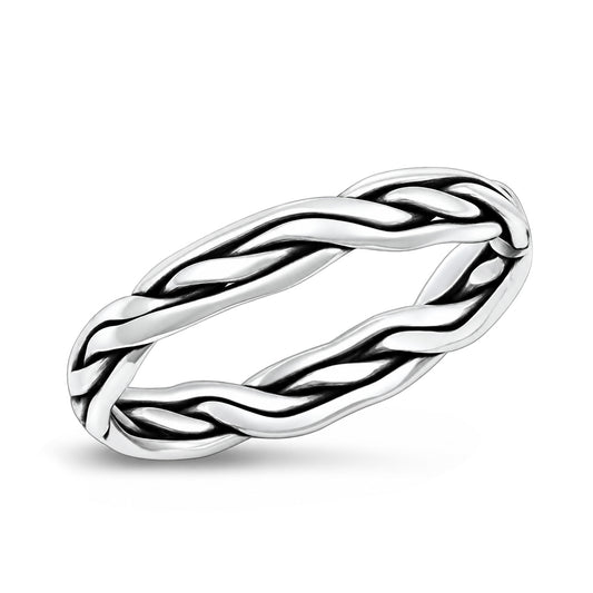 Silver Interwoven Ring