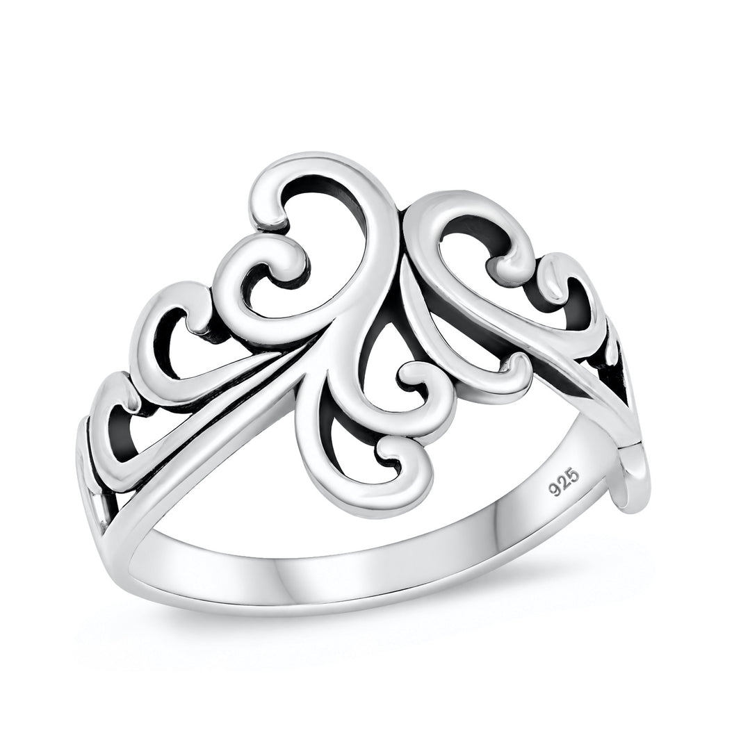 Silver Ring - Vines