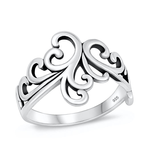 Silver Ring - Vines