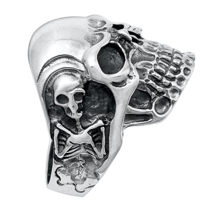 Silver Ring - Skulls & Skeleton