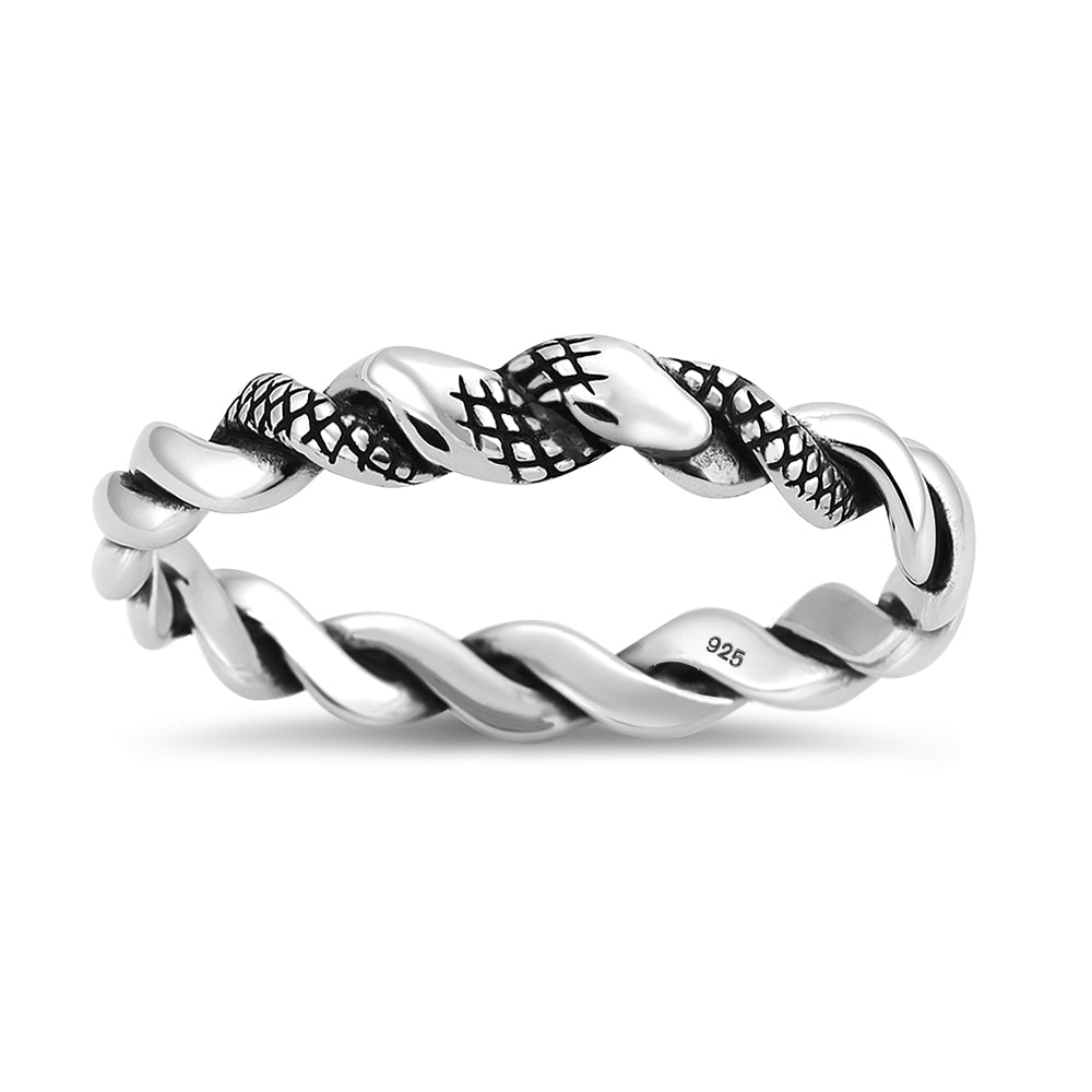 Silver Ring - Snake