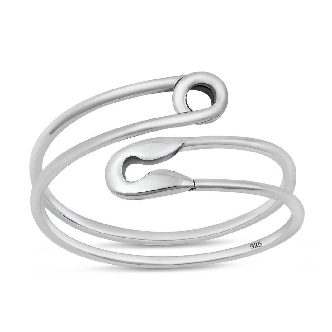Silver Ring - Safety Pin