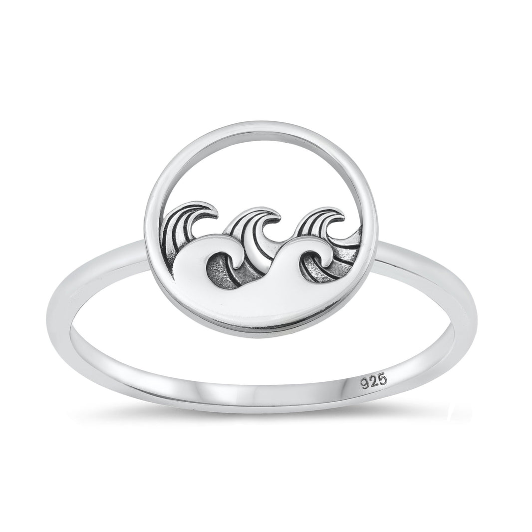 Silver Ring - Waves