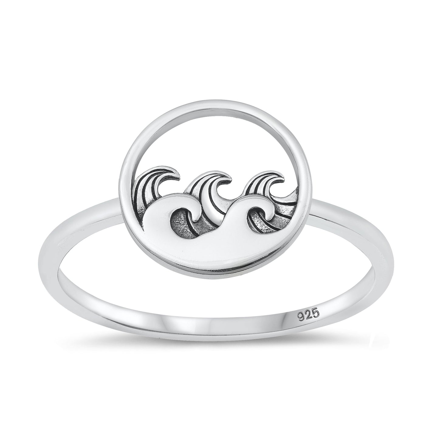 Silver Ring - Waves