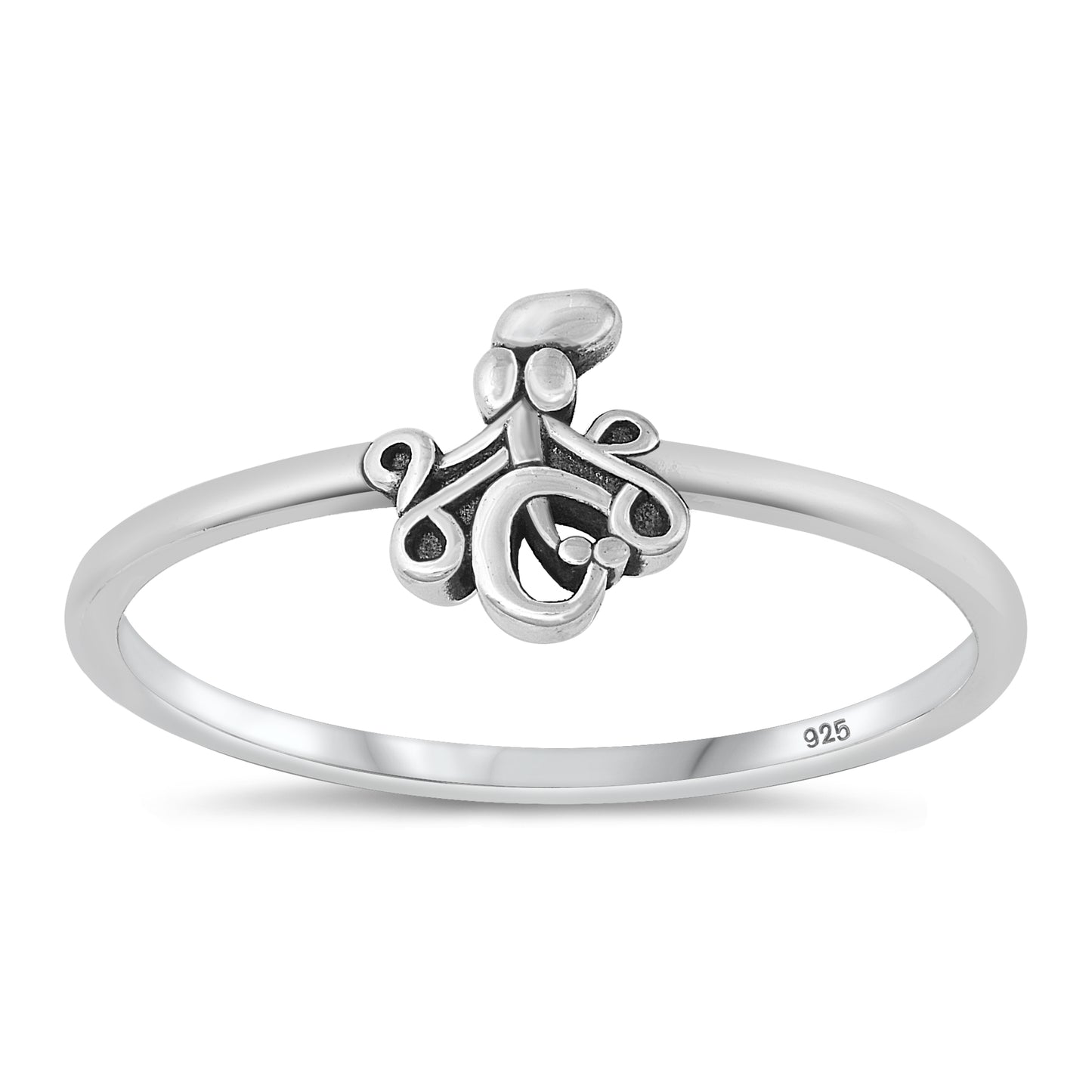 Silver Ring - Octopus